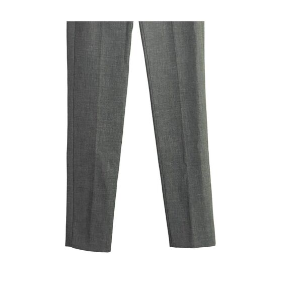 NWT J.Crew 365 Cameron Slim Straight Ankle Trouser Flat Front Faux Pocket 0 Grey - Picture 4 of 15